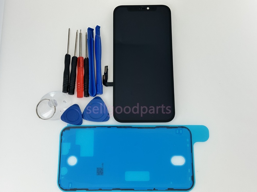 Genuine OEM iPhone 12 Black OLED Replacement Screen Digitizer "Grade A"