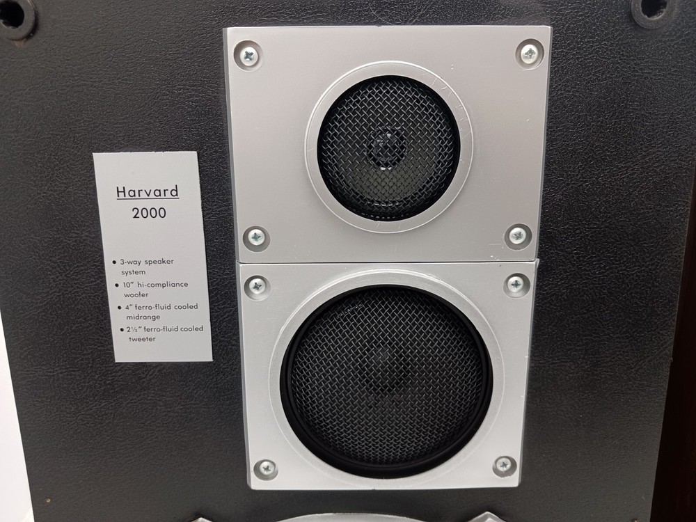 Vintage Harvard 2000 3-Way Floor Speakers - WORKS