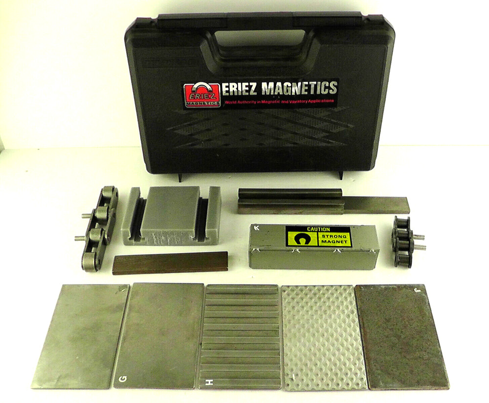ERIEZ Magnet Testing Kit? W/Case Plates, Chain Links, etc.
