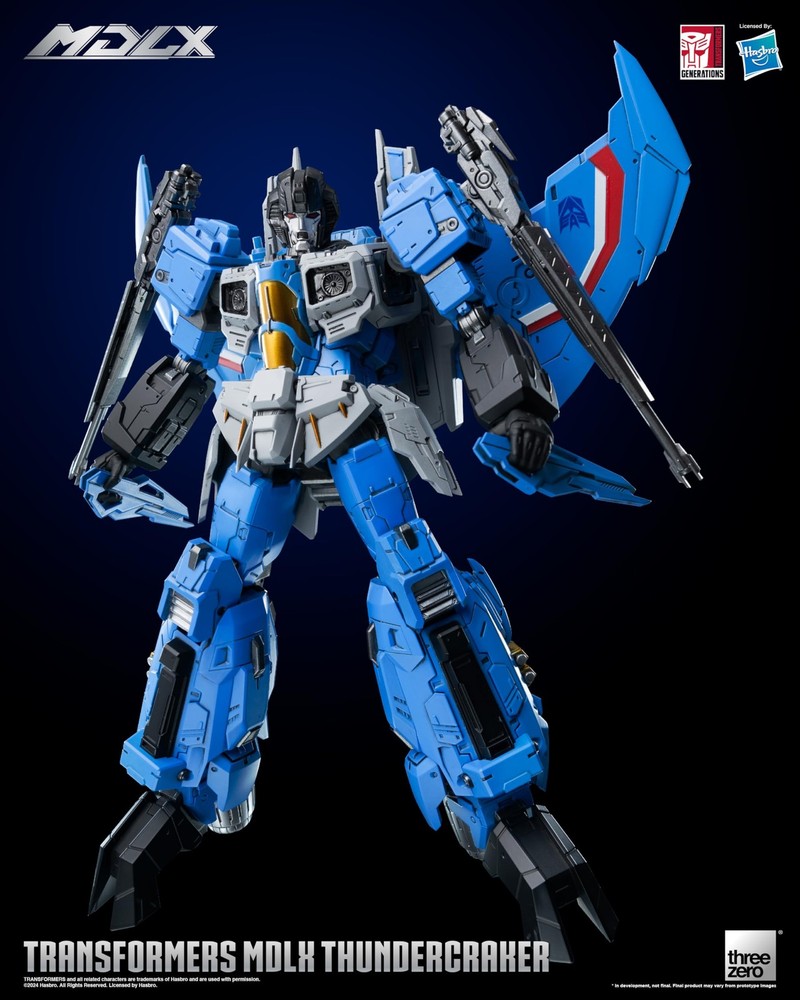 Transformers MDLX Thundercracker Action Figure 7.8 inches, Multicolor