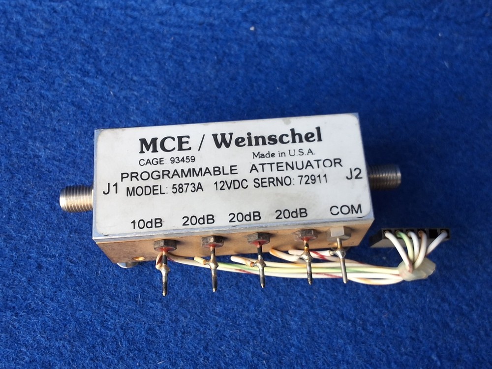 MCE/ Weinschel 5873A Programmable Attenuator 12VDC.