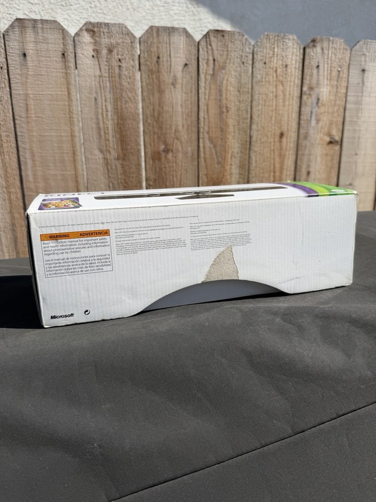 Microsoft Xbox 360 Kinect Motion Sensor Wired Black Xbox 360 No Games