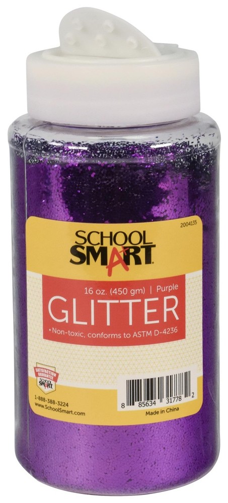 Craft Glitter 1 Pound Jar Purple
