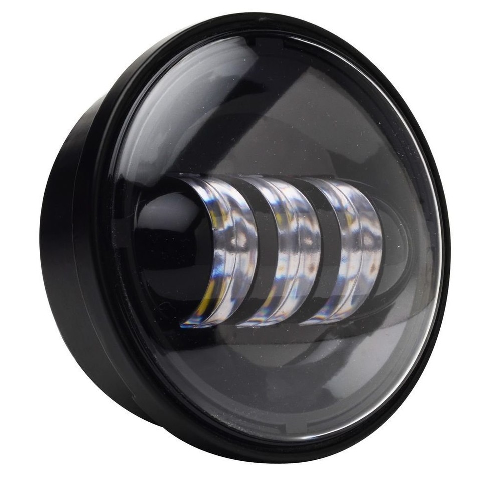 Eagle Lights Black 7" LED Headlight & Passing Light Kit Harley replacement
