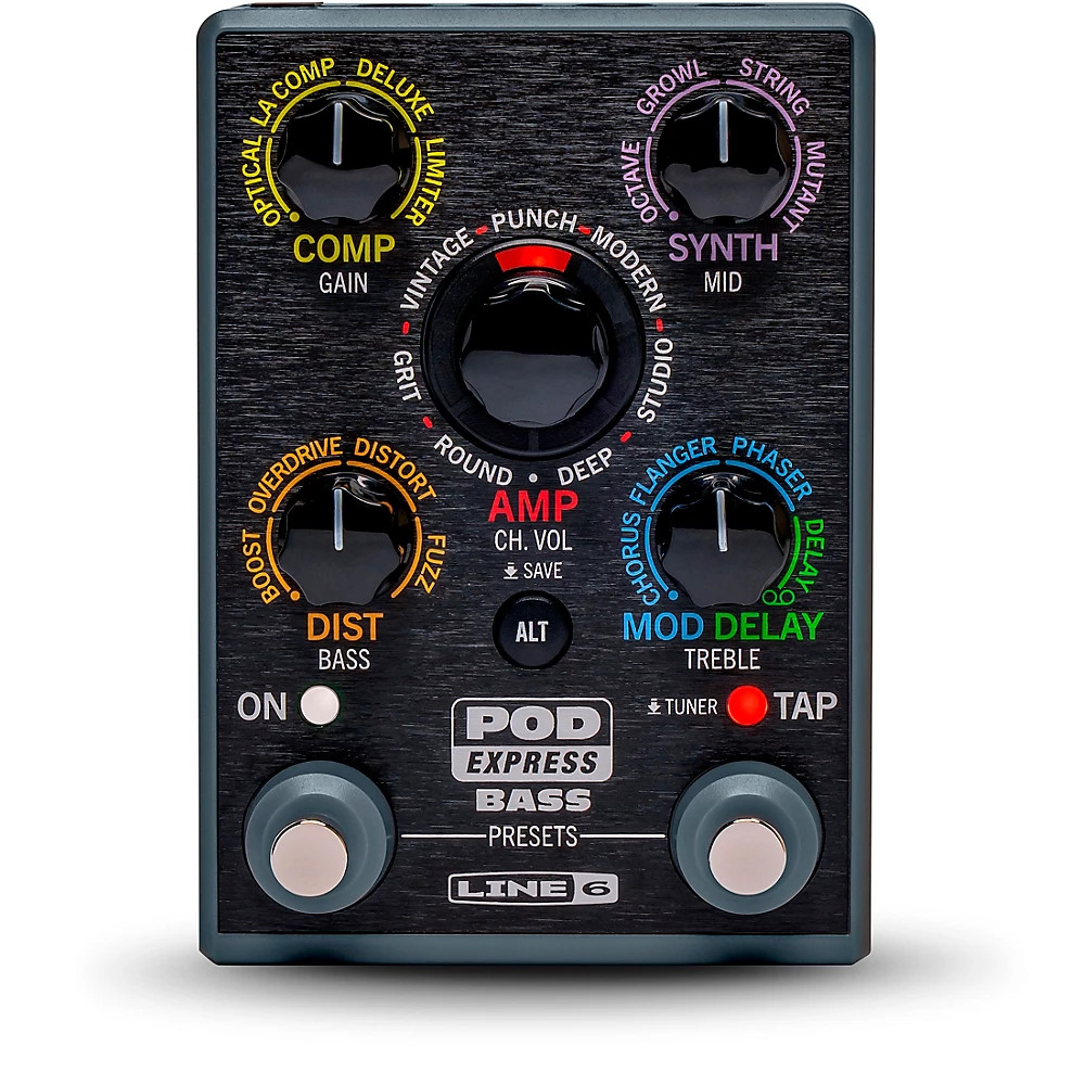 Line 6 POD Express Bass Effects Processor Black