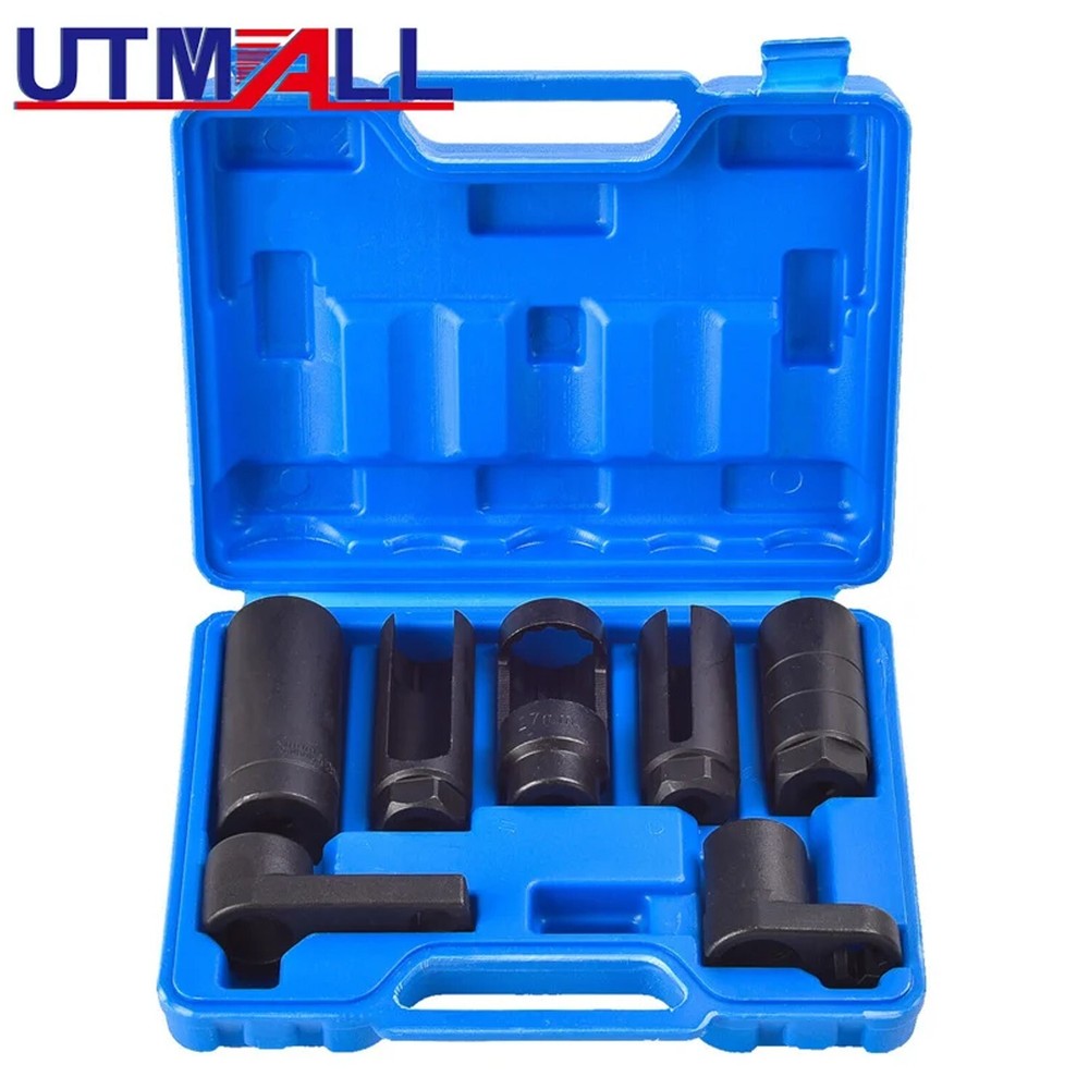 7PCS Oxygen Sensor & Oil Pressure Sending Unit Master Sensor Socket Set Tool