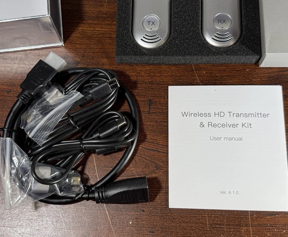 TPUFO TR30 Wireless HDMI Transmitter & Receiver 2.4G/5G Screen Mirroring