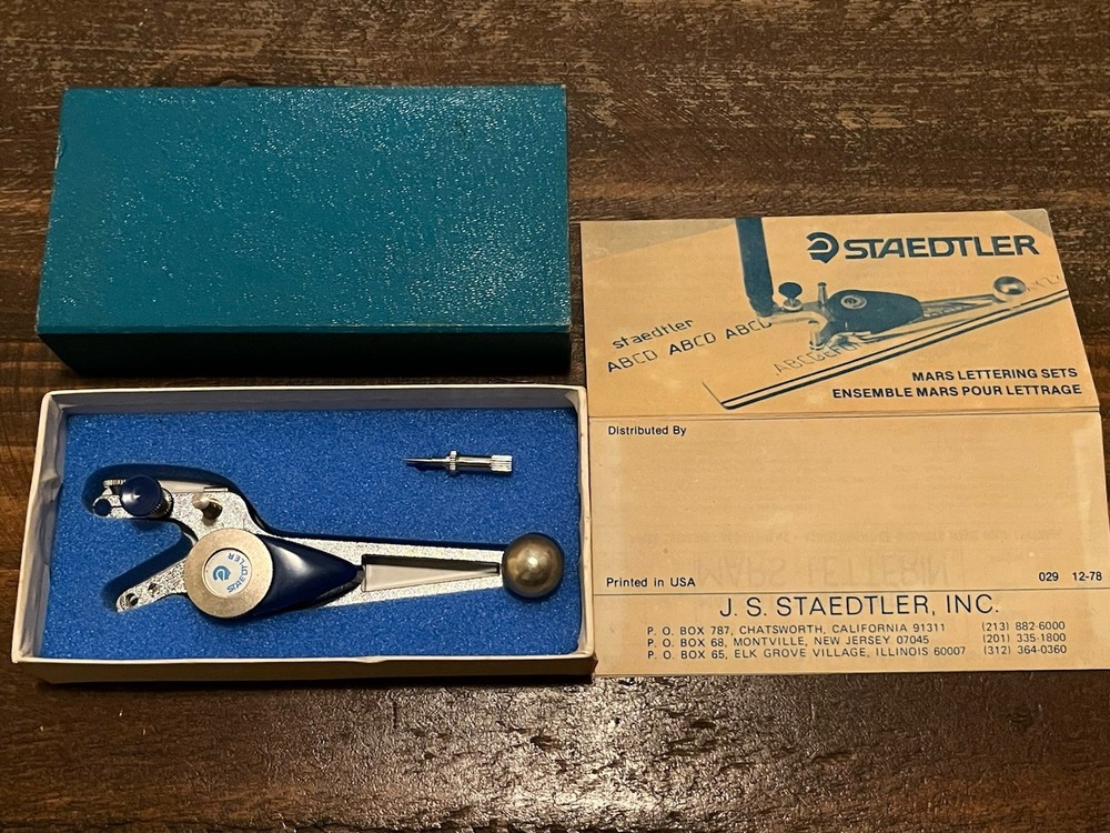 Staedtler Mars Scriber 975 77 Drafting Architecture Tool Japan Used