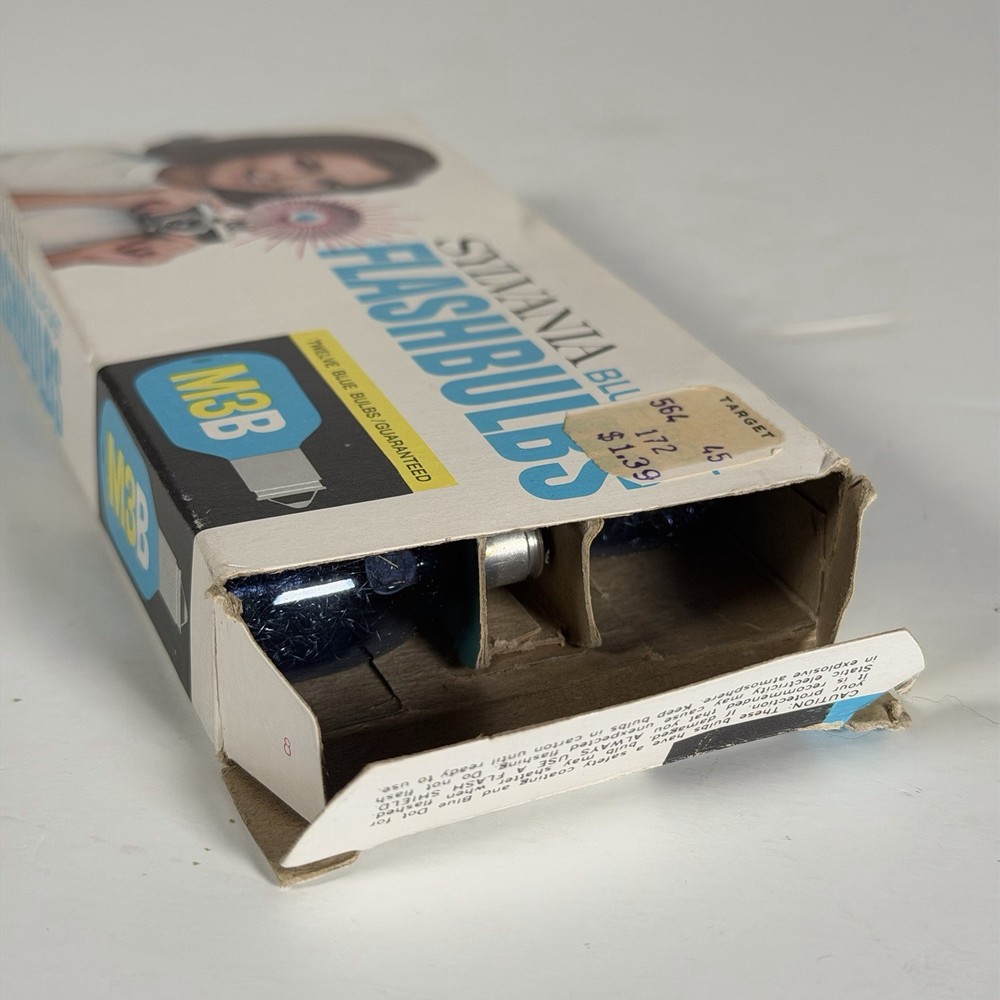 Sylvania Blue Dot Flashbulbs M3B 12-Pack in Original Packaging