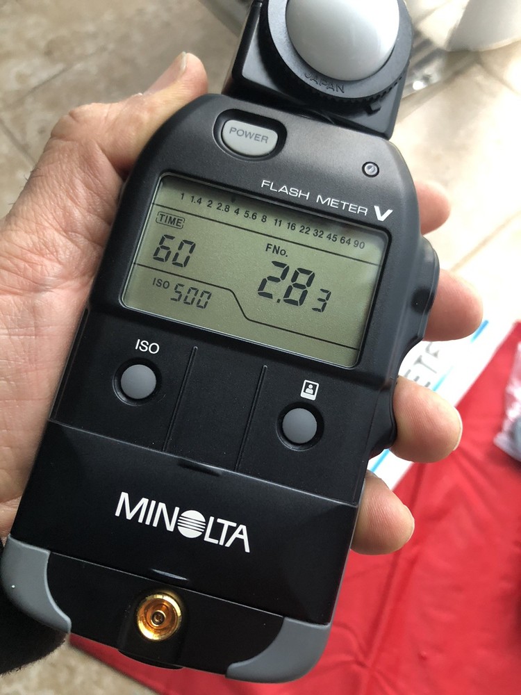 Minolta Light Meter V meter with a new battery