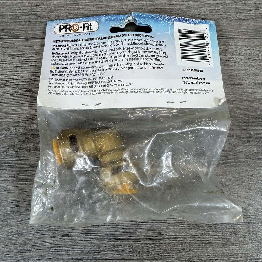 RectorSeal 87025 PRO-Fit™ 3/8" Elbow Quick Connect Refrigerant Line
