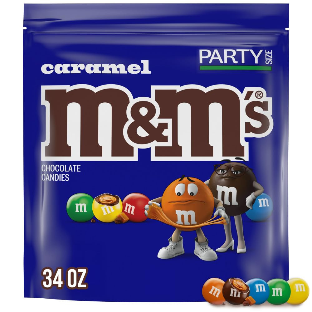 Caramel Milk Chocolate Candy Bulk Pack, Party Size, 34 Oz Bag