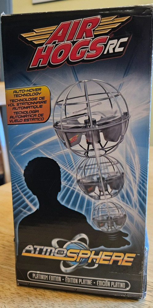 Air Hogs Rc Axis Hovering Sphere Wave Control Spin Master, Platinum Edition