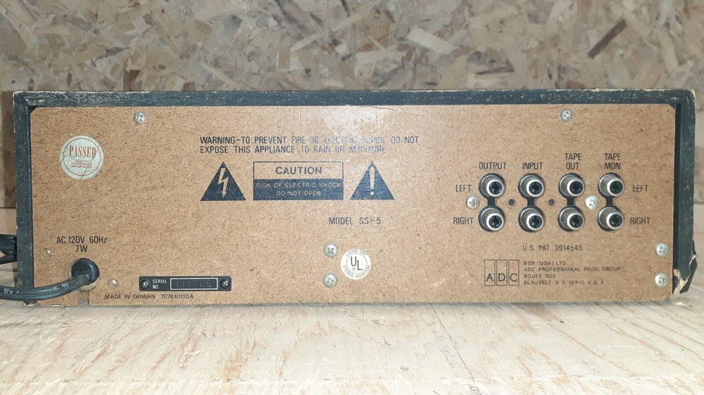 ADC Sound Shaper Five Stereo Equalizer - Tested
