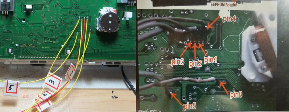 High quality eeprom soldering cable for Smelecom USAProg DataSmart