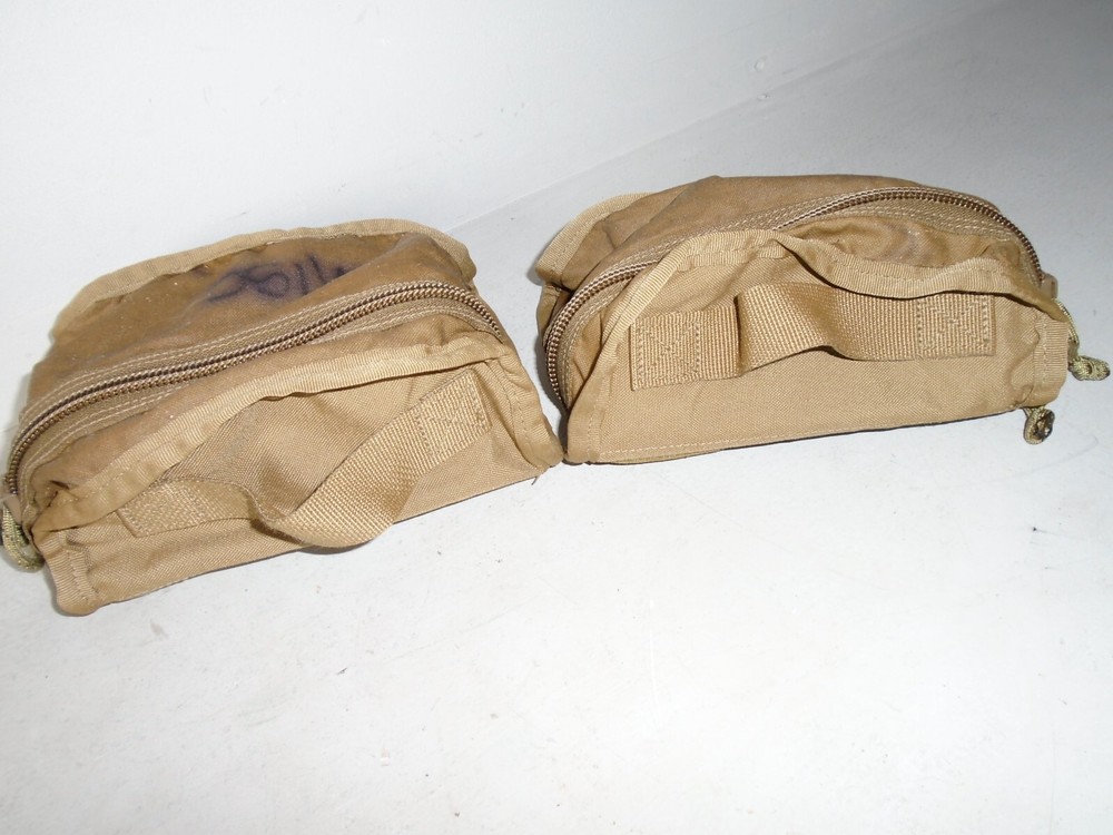 Propper USMC Coyote MOLLE Small Reversible Pouch Corpsman Assault System (2-PACK