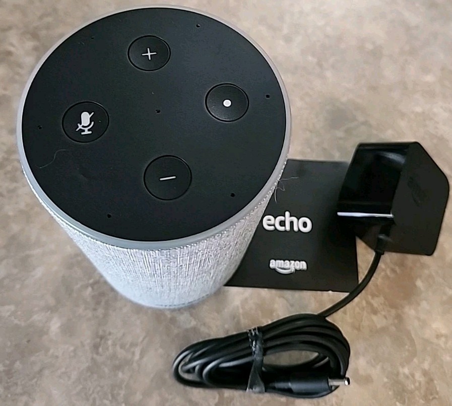 🔥 Amazon Echo 2nd Gen Alexa Smart Speaker, Gray, US Version | Certified Return