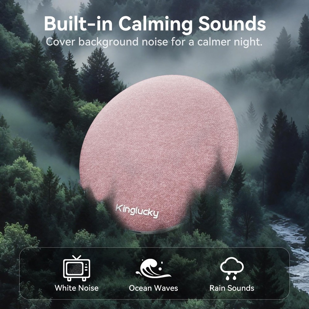 Pillow Speaker for Sleeping, Mini Bluetooth Speaker Under Pillow with Built-i...