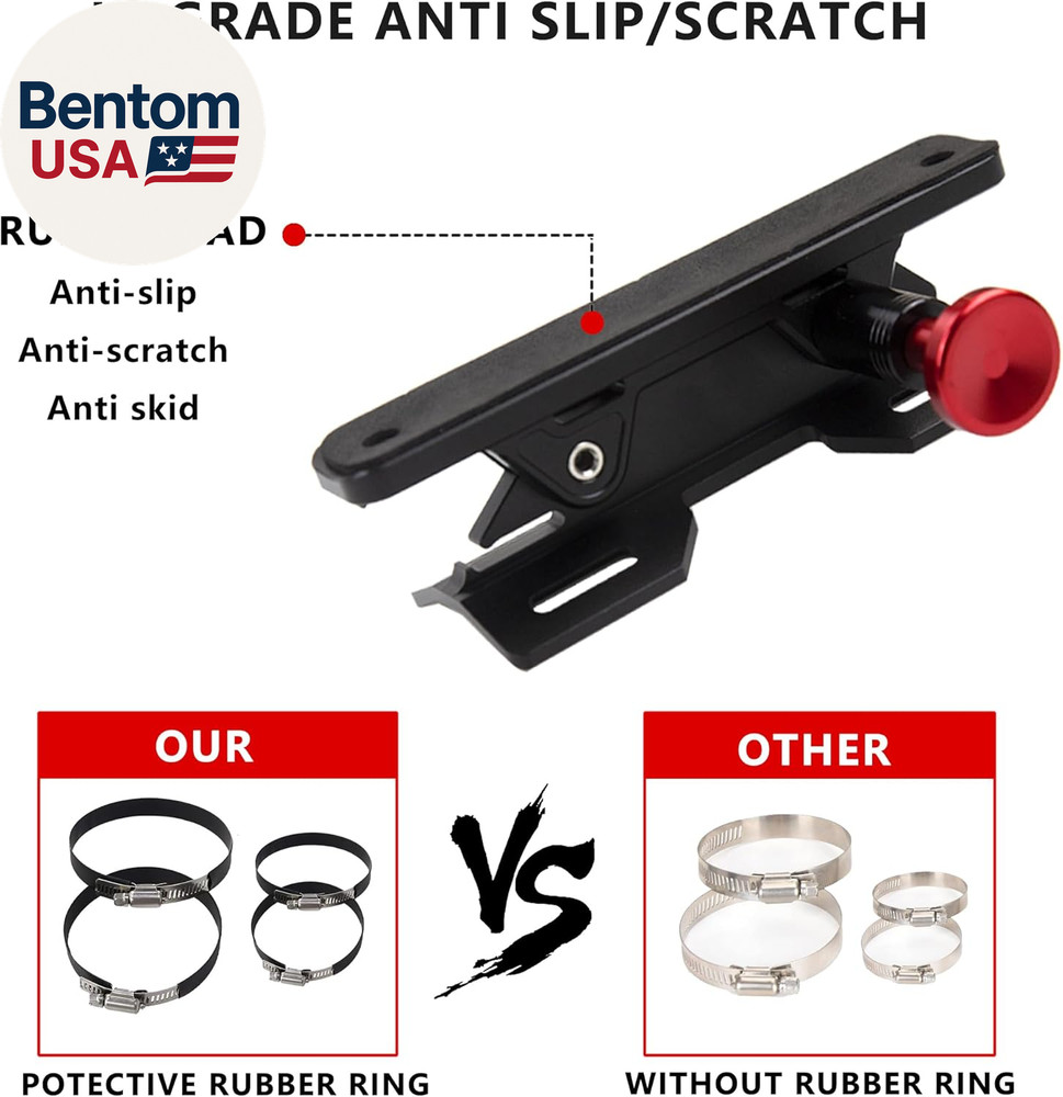 Quick Release Fire Extinguisher Mount - Aluminum Adjustable UTV Roll Bar Fire Ex