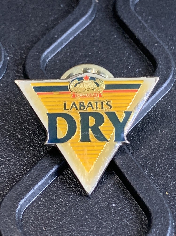 Labatts Dry Beer Lapel Pin Button  Enamel 1”