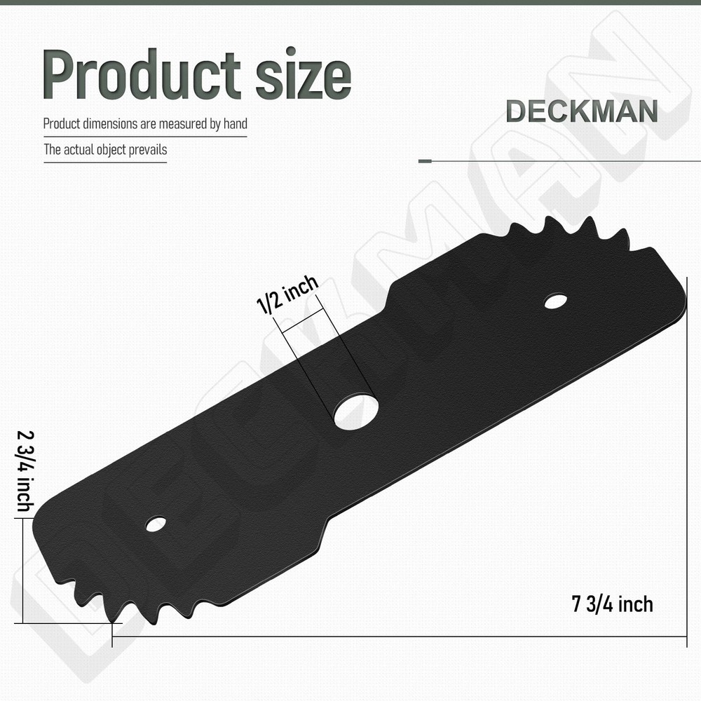 3 Pack EB-007 Edge Hog Heavy-Duty Edger Replacement Blade Compatible with...