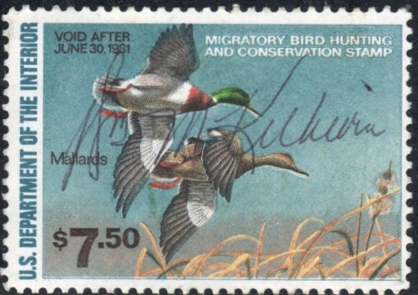 US Scott #RW47 Duck Stamp, used