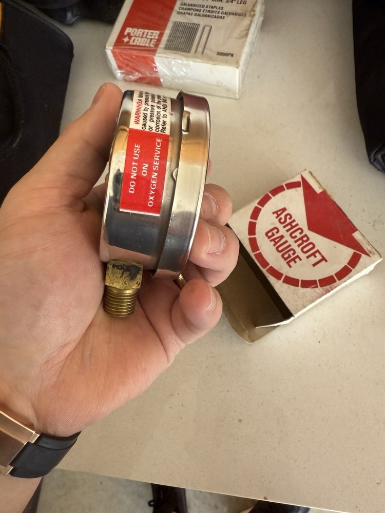 Vintage Ashcroft Gauge 200 PSI