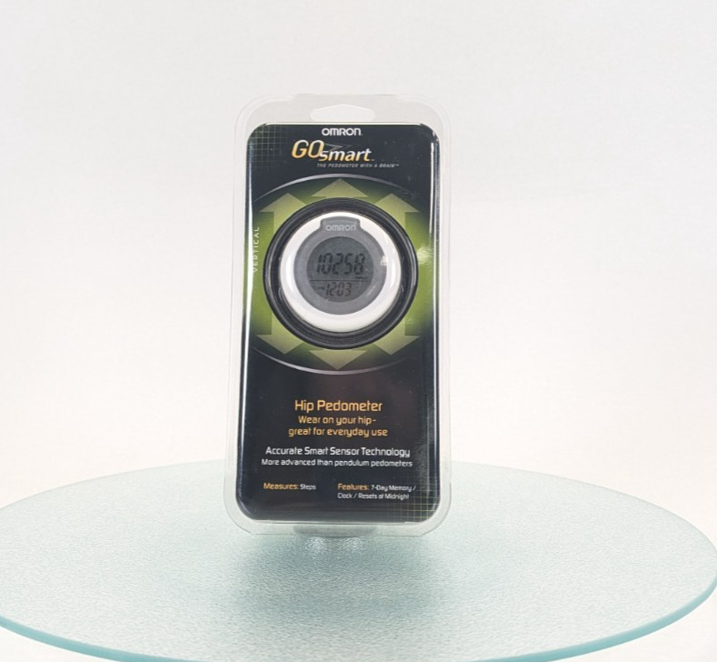 Omron HJ-150 Go Smart Hip Pedometer w/ 7 Day Memory Advanced Accuracy NEW SEALED