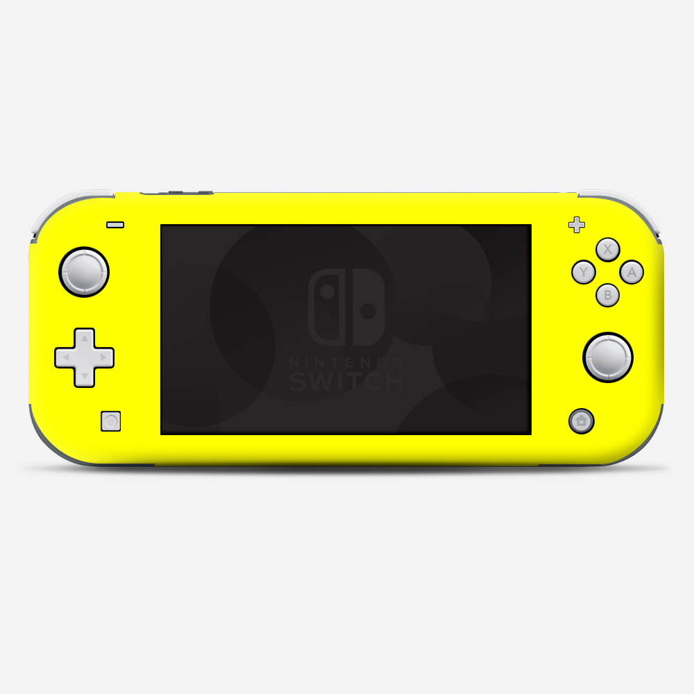 Skins Decals wrap for Nintendo Switch Lite - Bright Yellow