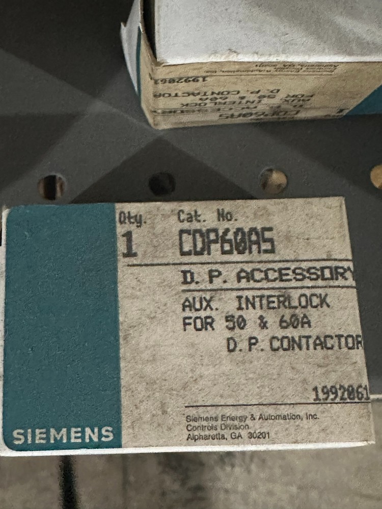 SIEMENS CDP60A5 / CDP60AS AUXILIARY