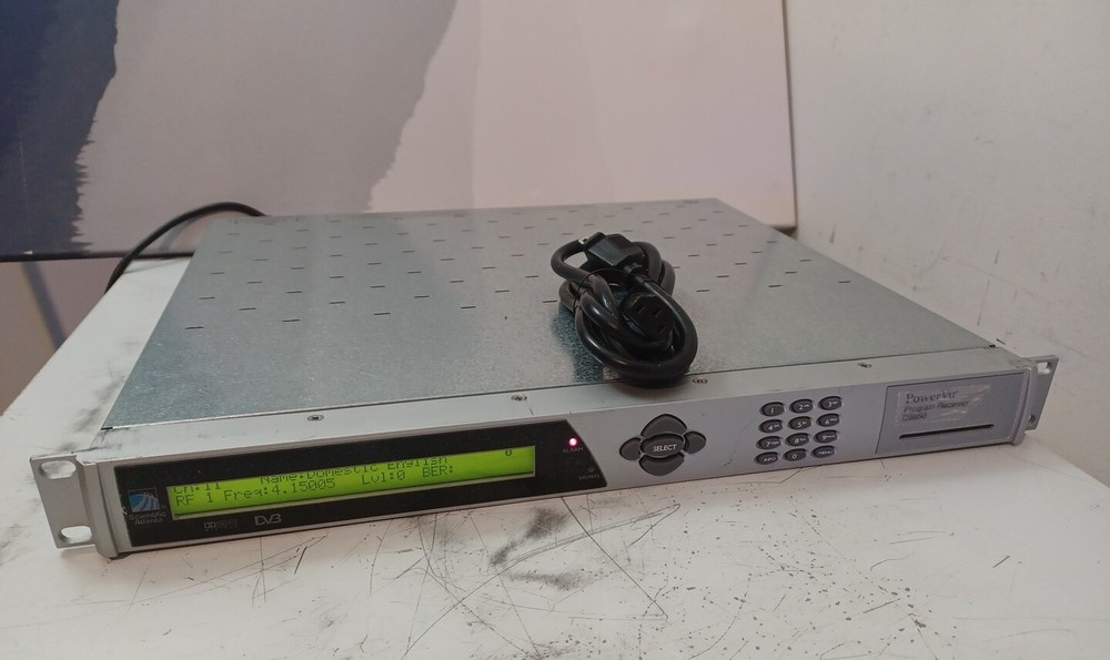 Cisco Scientific Atlanta D9850 PowerVu Program Reciever / Video Decoder USED