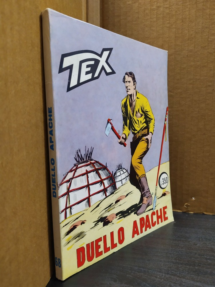 TEX EDIZ. BONELLI 1969 REPRINT n 68 APACHE DUEL