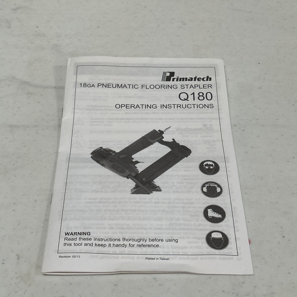 Primatech Pneumatic Flooring Stapler Q180