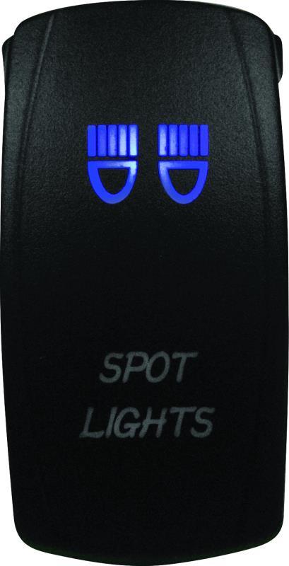 DragonFire Racing Lighted Switch Spot Light On/Off Blue