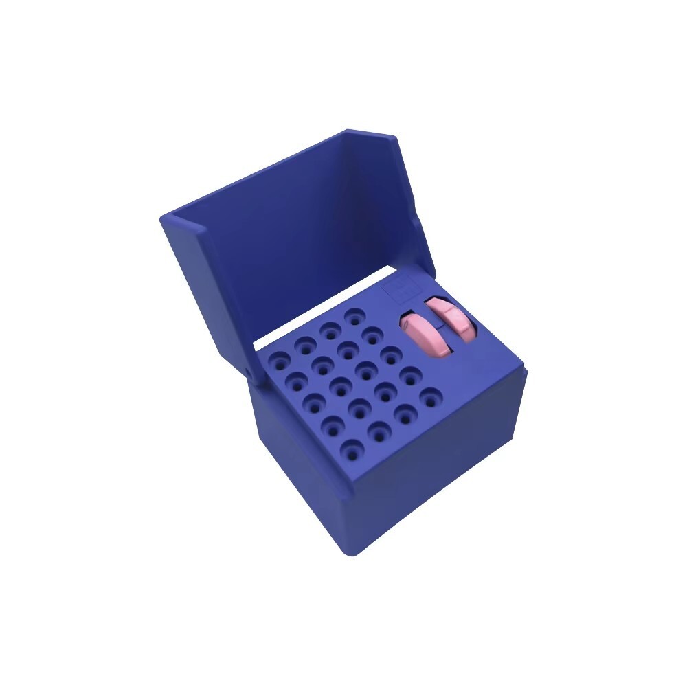 Dental Endodontic Endo Files Holder Stand With Memory Block Sterilization Box