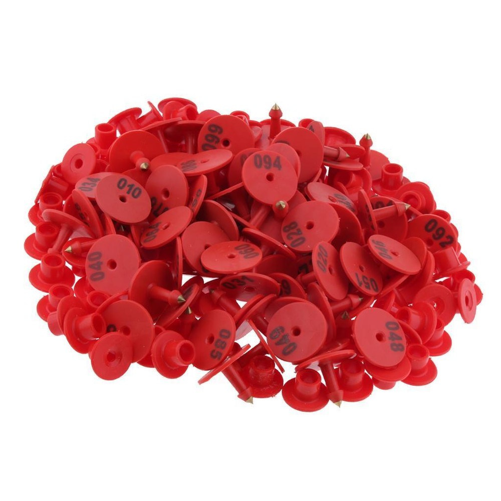 100PCS Small Numbered Livestock for Cow