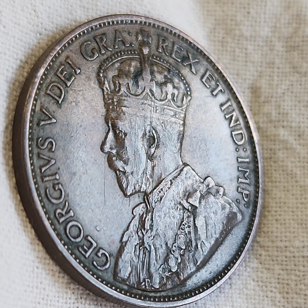 CANADA 1 CENT 1912 George V.