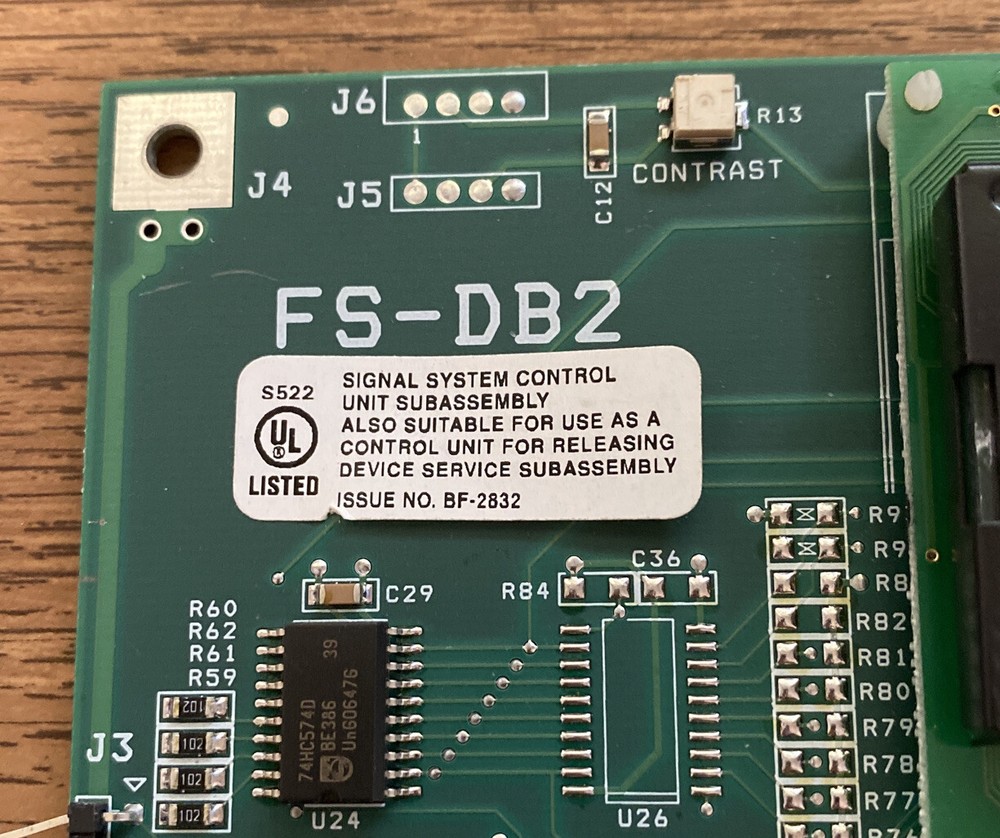 SIEMENS FS-DB2 FIRESEEKER DISPLAY BOARD Fire Alarm