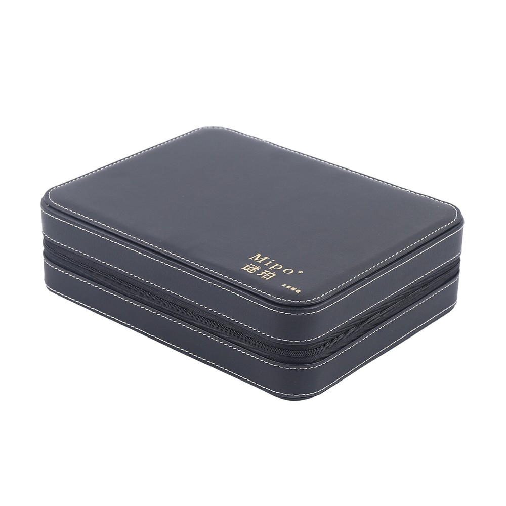 Gem Diamond Gemstone Display Collection 60 Grids Storage Box Holder Leather Box