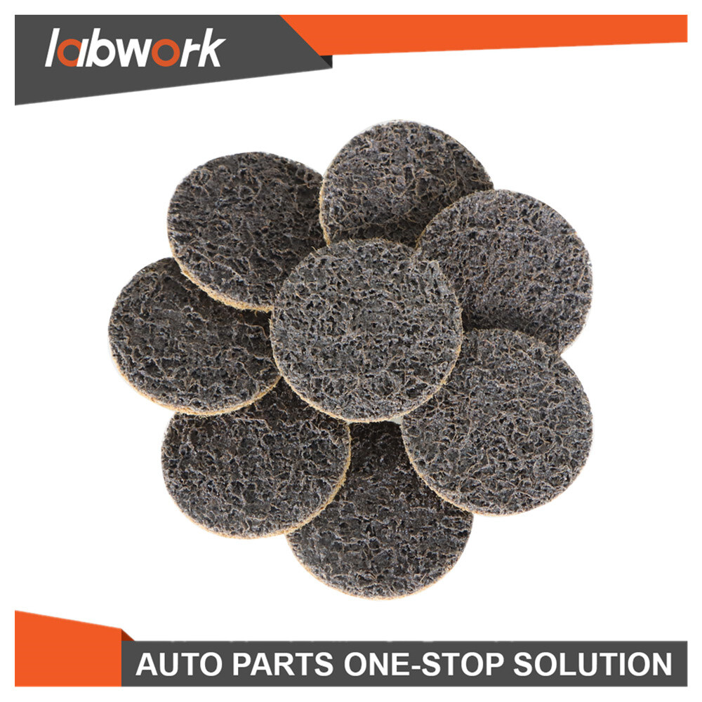 Labwork Coarse Surface Conditioning Discs Roll Lock Grinder Sanding Pad 50Pcs 2"