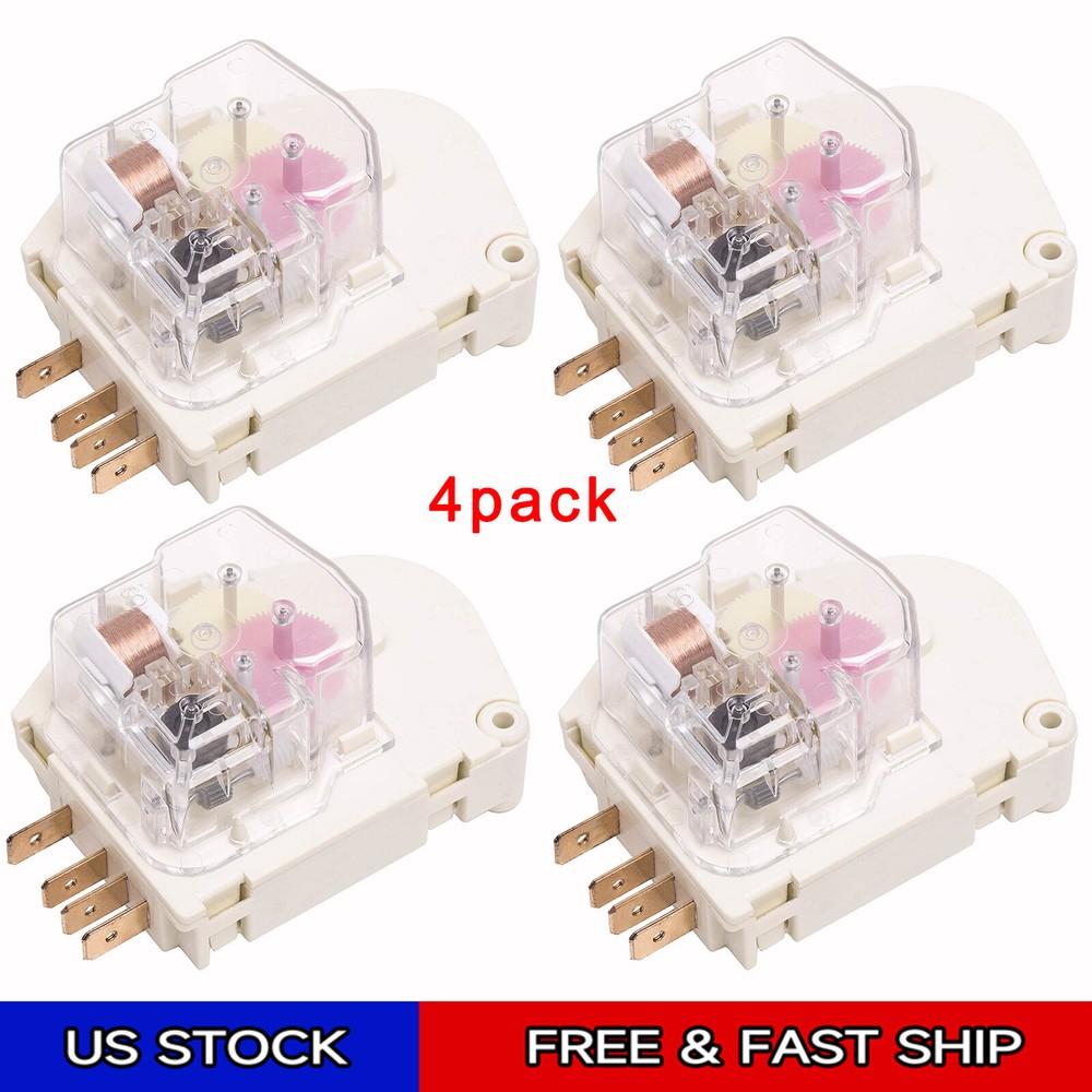 4 Pack Defrost Timer for Frigidaire Refrigerator 215846602 AP2111929 PS423801
