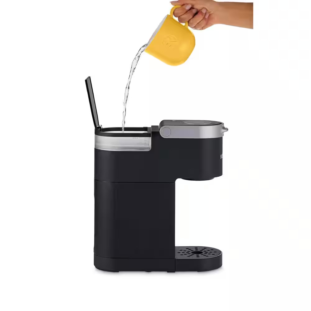 K Mini plus Matte Black Single Cup Single Serve Coffee Maker