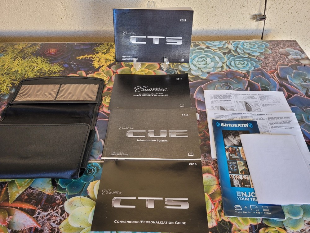 2015 Cadillac CTS Owner Manuals Set