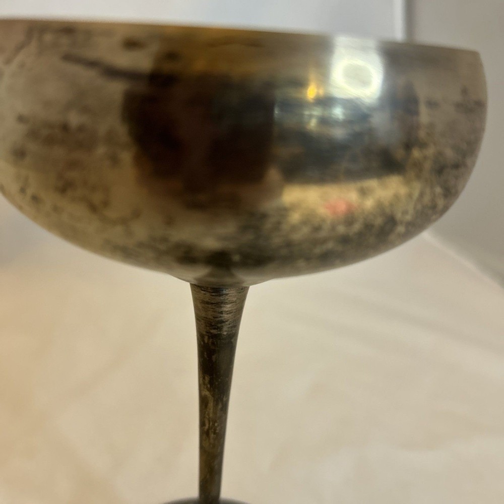 #8492 EL DE UBERTI SILVER CHAMPAGNE SILVER GLASS