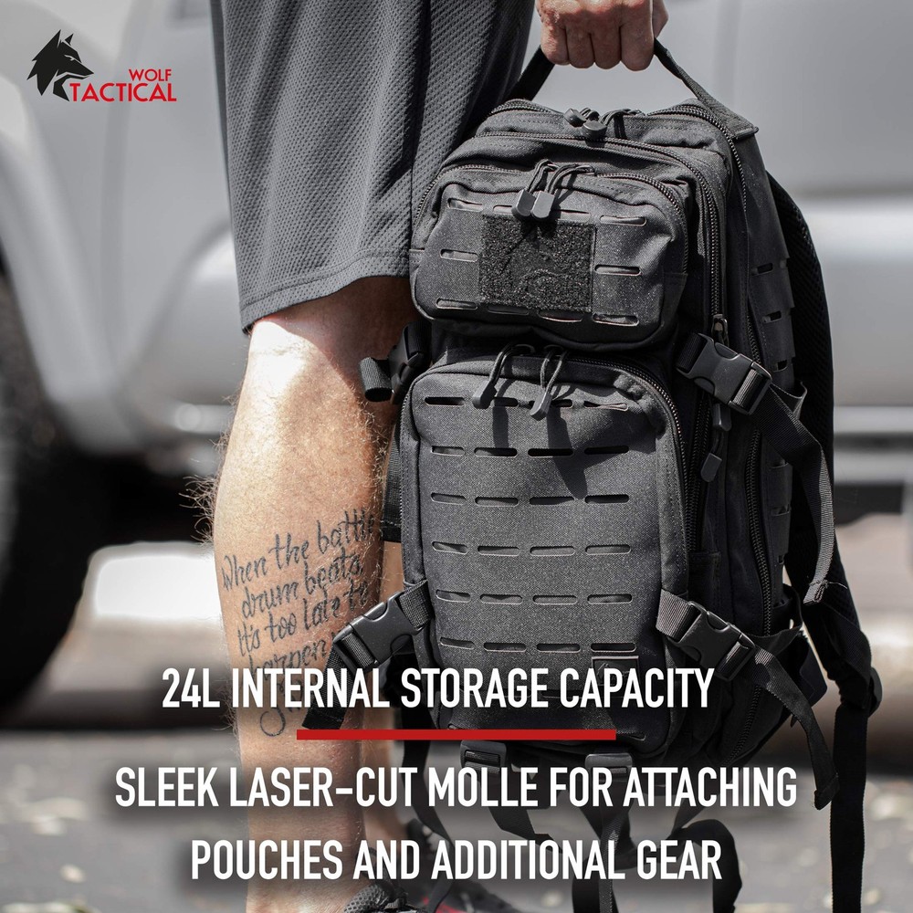 Molle Backpack Small Tactical Backpack Small Concealed Carry Backpack CCW Bac...
