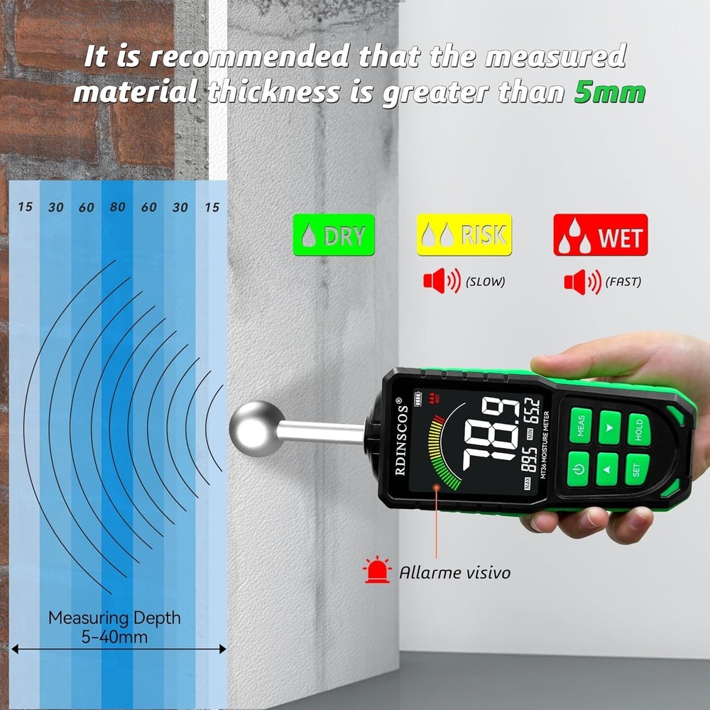 Accurate Moisture Detector for Renovation Projects
