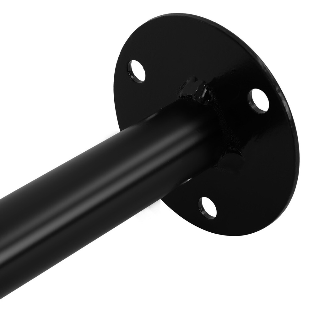 Round Pub Table Black Bar Table Wall Mounted Iron Cocktail Table Bistro Table