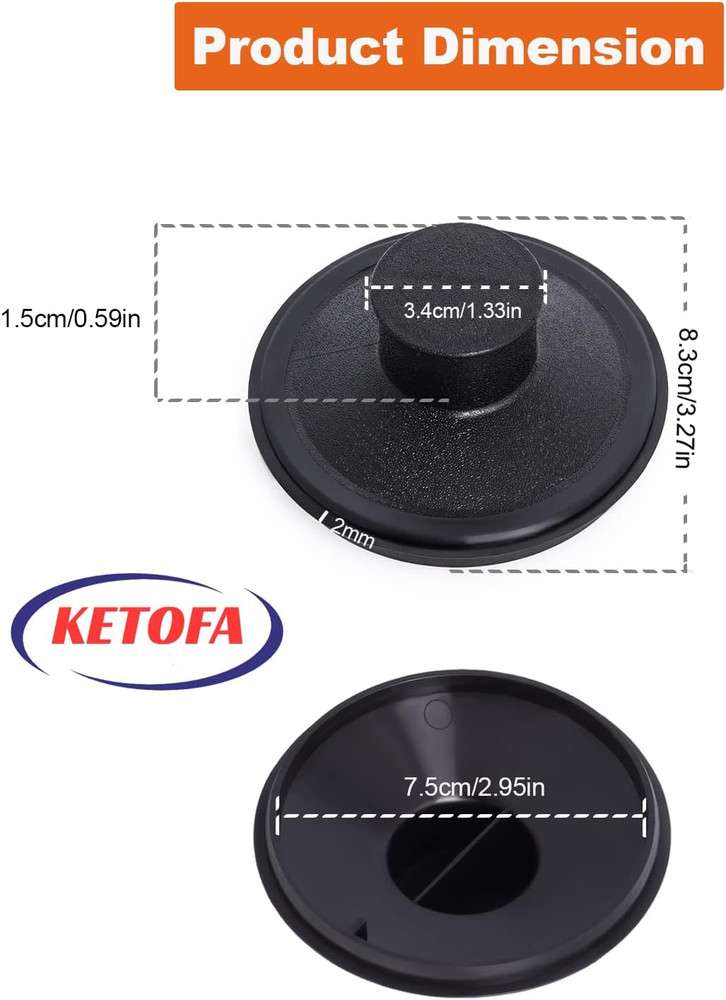 for Insink-Erator STP-PL Garbage Disposal, Exact Replacement Stopper Drain Compa