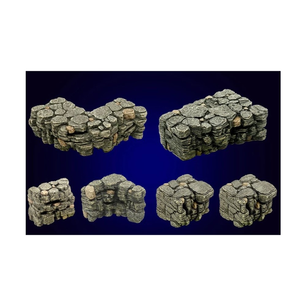 Dwarven Forge Dwarvenite Cavern Set Cave Cliff Pack NM