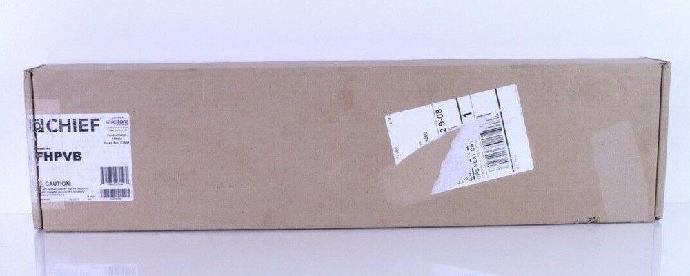 Chief FHPVB Flat Panel Ceiling Mount Kit with Adjustable Column (Black)